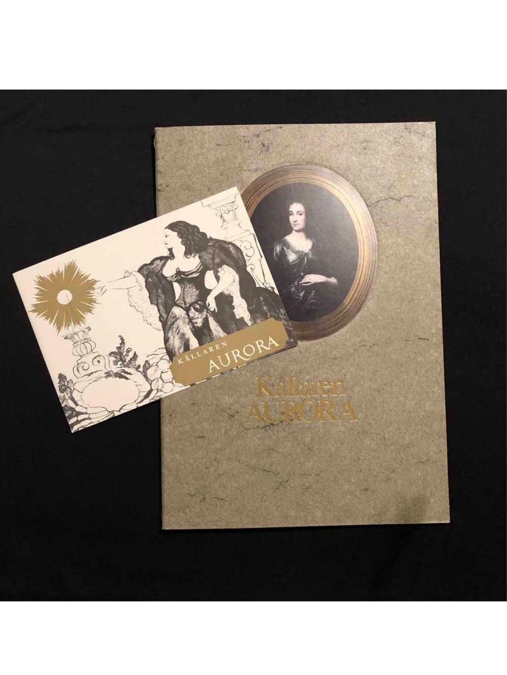 Vintage Menu Källaren Aurora